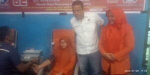 Peringati HUT IKWI Ke-62 , IKWI Kota Lhokseumawe Gelar Donor Darah