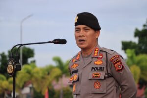 Dirsamapta Polda Aceh Pimpin Apel pagi