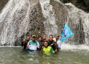 Pecinta Gowes Launching Weng Bacut Community (WBC) Di Air Terjun Samahani