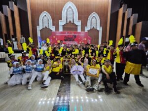 Drum Band Bahana Seulawah Pandhita SD Negeri 67 Percontohan Banda Aceh keluar sebagai juara 1 (AMBC) Ke – Vll Tahun 2023.