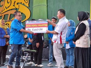 Tim ‘Aceh Peduli Palestina’ Serahkan Donasi kepada MER-C Indonesia, Ketua PWI Aceh: Mohon Segera Disalurkan