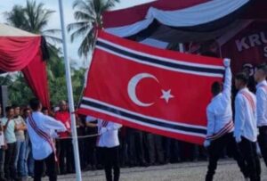 Peringatan Milad GAM 4 Desember 2023.Mantan Kombatan GAM wilayah Pase Laksanakan Pengibaran Bendera Bintang Bulan.
