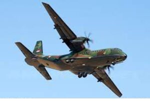 Operasi Laut  dan Operasi Udara Bersinergi Pesawat TNI AU CN 295 laksanakan Operasi Mata Elang-23