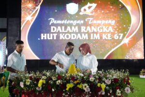 Malam Puncak HUT Kodam IM ke 67 Tahun 2023