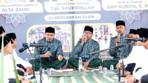 Group Zikir Sababul Mutafail Binaan Gampong Lampulo Meriahkan Peringatan Maulid Di Gampong Setempat