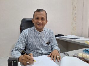 Keuchik Gampong Kampung Baru Marwan Yusuf Ajak Masyarakat Sukseskan Pemilu 2024.