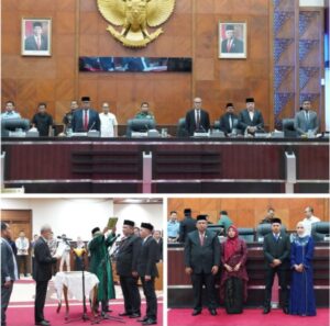 Dua Anggota DPRA, Martini dan H Azhar Mj.Roment di PAW.