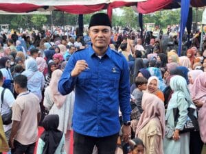 Kampanye Akbar Abon Usman dan Teuku Rifky Harsya dipenuhi ribuan massa.