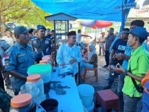 Pemerintah Gampong Kampung Baru Bersama Tim Gabungan, Sosialisasi Pedagang Kaki Lima Pasar Aceh untuk Menjaga Ketertiban dan Kelancaran Lalu Lintas