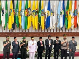 Pangdam IM Hadiri prosesi pelantikan dan serah terima jabatan Pj. Gubernur Aceh.