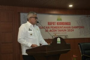 Pj Gubernur Buka Rakor Penguatan Pemerintah Gampong Seluruh Aceh