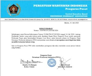 Kecam DK, Hendry Ch Bangun Tetap Ketua PWI Pusat