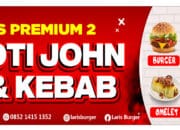Laris Burger Premium 2 Hadir dengan Menu dan Konsep Modern, Yuk Coba!”
