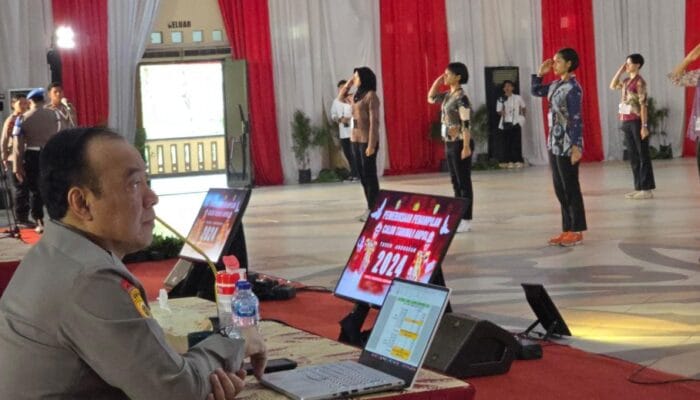 As SDM Kapolri Cek Gladibersih Pemeriksaan Penampilan Tingkat Pusat Catar Akpol