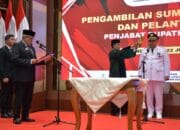 Lantik Pj Bupati Simeulue, Pj Gubernur Ingatkan Kesukseskan Pelaksanaan Pilkada 2024