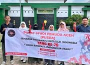 Sambut HUT Ke-79 Kemerdekaan RI, PUSDA Bagikan Ratusan Bendera dan Gelar Bakti Sosial