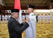 Pj Gubernur Kukuhkan Paskibraka Aceh di Anjong Mon Mata