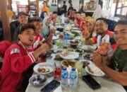 Kontingen Sulsel Cabor Muaythai Dijamu Kuah Beulangong Sebelum Pulang ke Kampung Halaman
