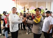 Kirab Api PON XXI Aceh-Sumut Tiba di Kota Jantho