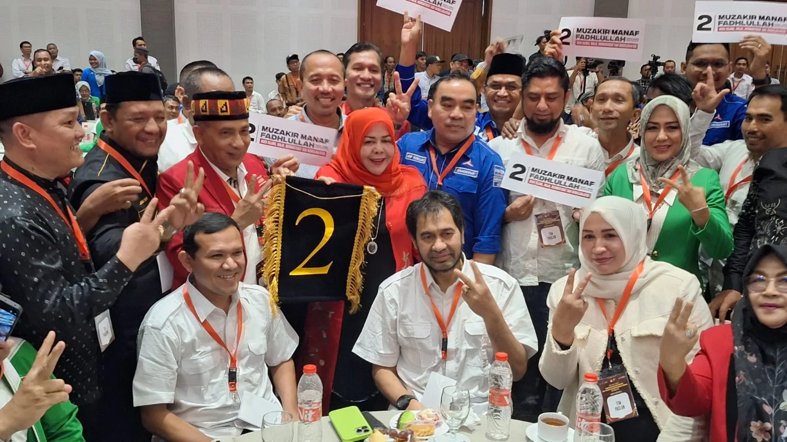 penetapan nomor urut : mualem dek fad nomor 2