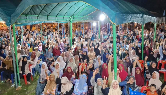 Ribuan Warga Kuta Malaka Hadiri Silaturahmi Pasangan ADAB