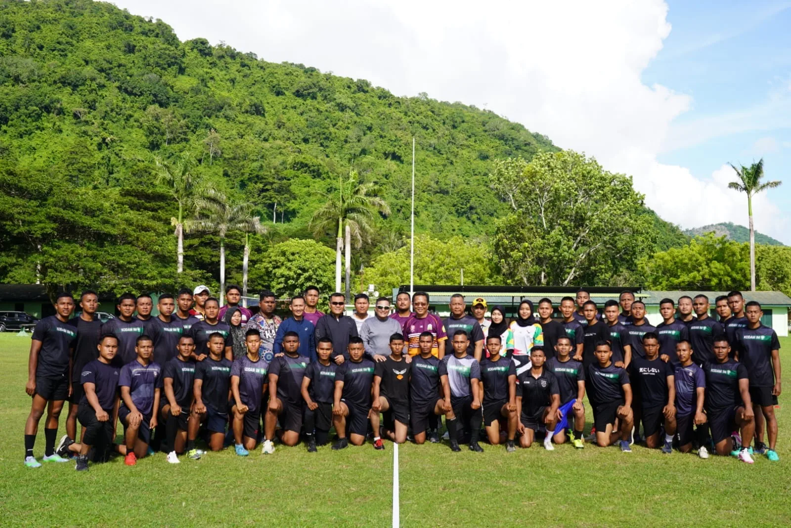 Mayjen TNI Niko Fahrizal Galakkan Rugby di satuan Jajaran Kodam IM