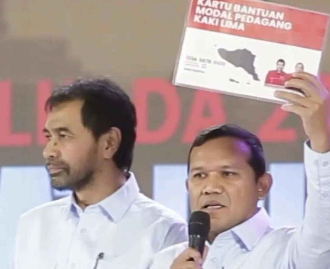 Kartu Bantuan Modal untuk Pedagang Kaki Lima Jadi Andalan Paslon 02