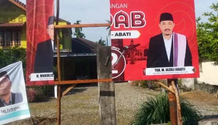 APK Pasangan ADAB dirusak oleh Oknum Tak Dikenal (OTK)