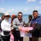 Pangdam Iskandar Muda Tinjau Tradisi Tarik Pukat di Pantai Lam Teungoh Ujung Pancu