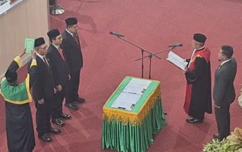 Irwansyah ST Dilantik Sebagai Ketua DPRK Banda Aceh Masa jabatan 2024-2029