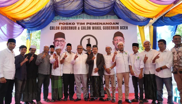 Peresmian Posko Om Bus-Syekh Fadhil, Menuju Kemenangan Pilkada 2024