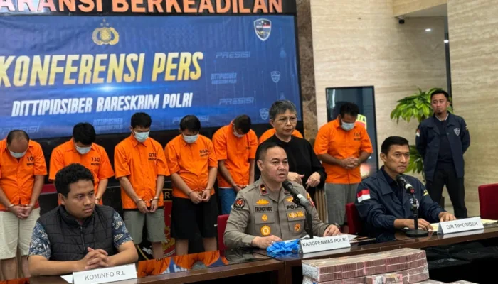 Polri Bongkar Sindikat Judi Online yang Dikendalikan WNA