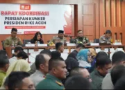Forkopimda Aceh Gelar Rapat Persiapan Kunjungan Kerja Presiden Joko Widodo