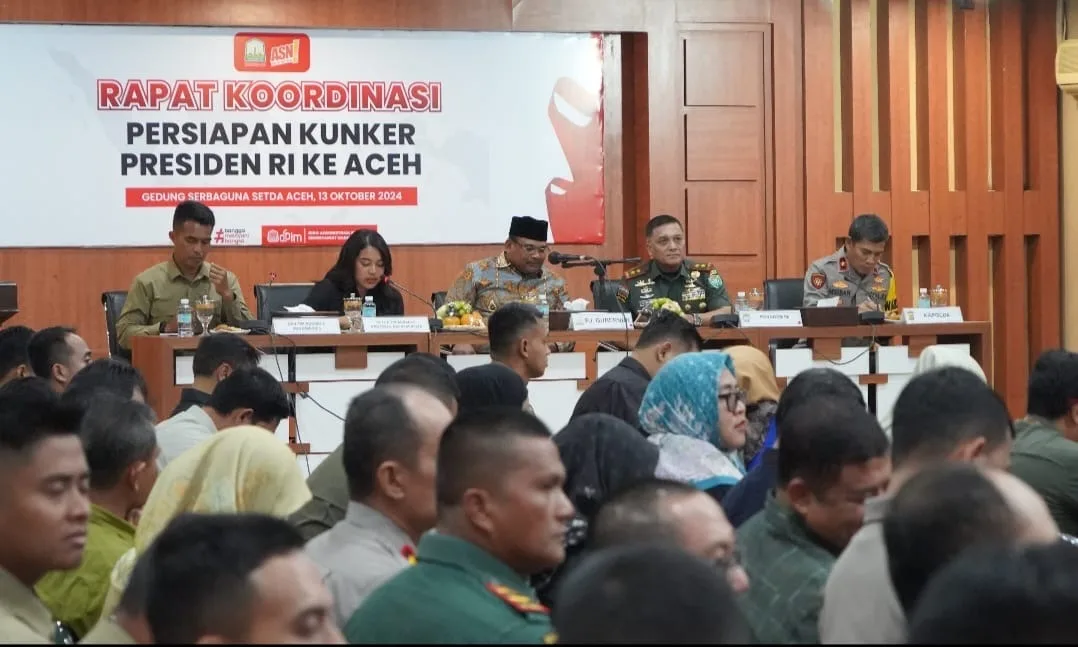 Forkopimda Aceh Gelar Rapat Persiapan Kunjungan Kerja Presiden Joko Widodo