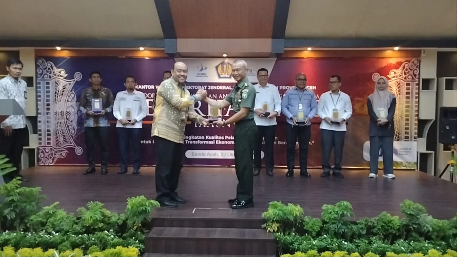 Kodam IM Raih Peringkat Terbaik II dalam Penganugerahan Aceh TREFA Award TA 2024