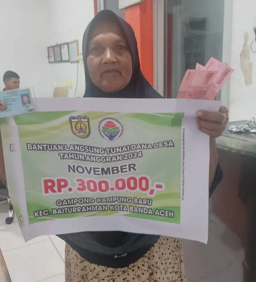 Warga Gampong Kampung Baru Kembali Menerima BLT