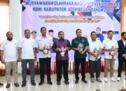 Pj Bupati Iswanto Buka Musorkab ke-9 KONI Aceh Besar