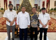 Presiden RI Prabowo Subianto menerima Gubernur Aceh terpilih Muzakir Manaf dan Wakil Gubernur Aceh terpilih Fadhlullah