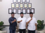 Pj Bupati Muhammad Iswanto Terima Silaturrahmi Bup/Wabup Terpilih Aceh Besar