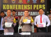 Polres Aceh Tamiang Berhasil Amankan Narkotika Jenis Kokain Seberat Dua Kilogram