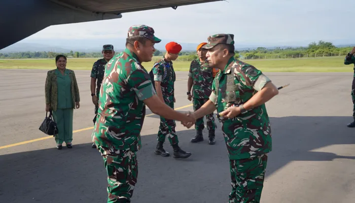 Kasad Jenderal TNI Maruli Simanjuntak Melakukan Kunjungan Kerja Ke Aceh Utara