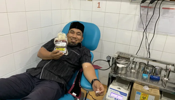 Pj Bupati Aceh Besar Ajak Masyarakat Rutin Donor Darah