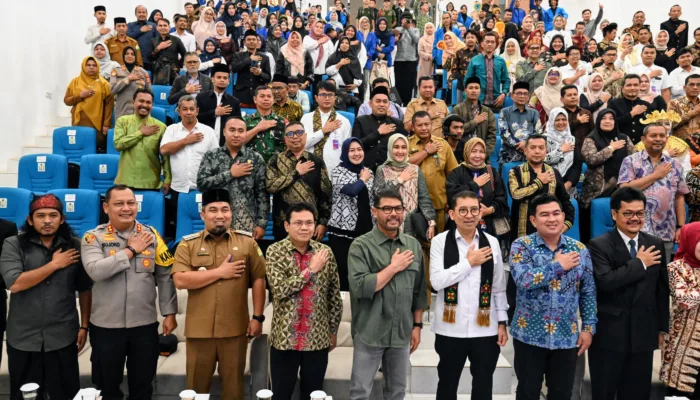 Pj Bupati Aceh Besar Dampingi  Fadli Zon Saat Kuliah Umum di ISBI Aceh