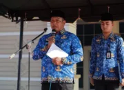 Perdana Pimpin Apel Gabungan, Plt Sekda Bahrul Jamil: Mari Kerja Keras dan Kerja Ikhlas