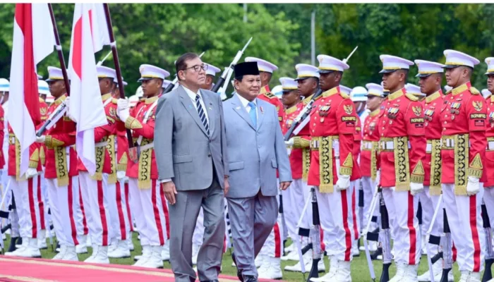 Presiden Prabowo Sambut Kunjungan Resmi PM Ishiba di Istana Kepresidenan Bogor