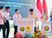 Indonesia Menuju Kemandirian Energi, Presiden Prabowo Resmikan 37 Proyek Strategis Ketenagalistrikan