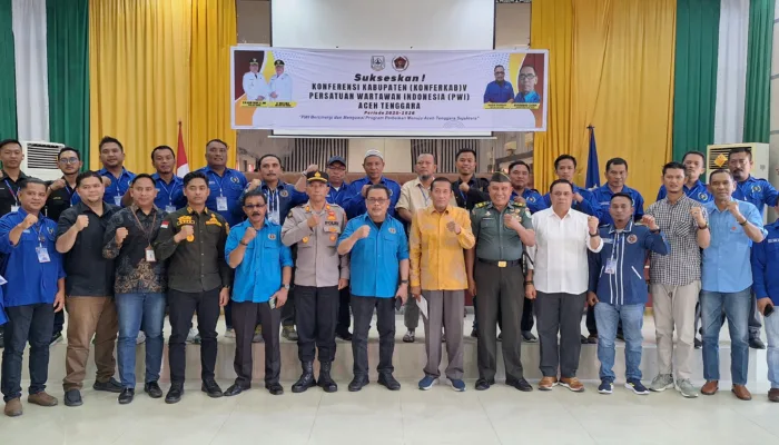 Terpilih Aklamasi, Sumardi Pimpin PWI Agara Periode Kedua