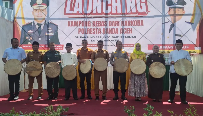 Keuchik Gampong Kampung Baru Marwan Yusuf Pimpin Ikrarkan Gampong Bebas Dari Narkoba