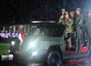 Presiden Prabowo Pimpin Upacara Parade Senja di Akmil Magelang, Momentum Kebersamaan Para Pemimpin Bangsa