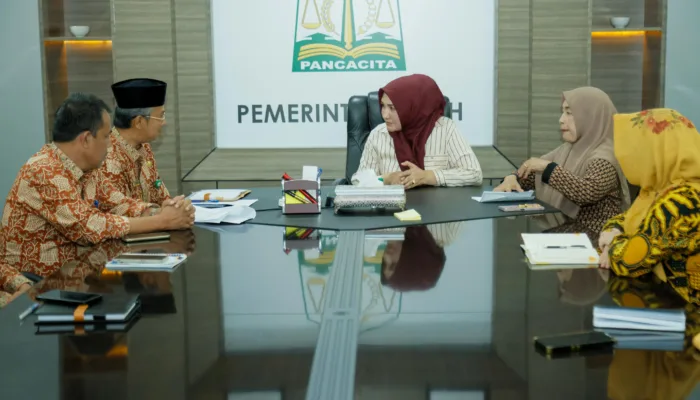 Ketua PKK Aceh Terima Audiensi Dinas Pemberdayaan Masyarakat Gampong